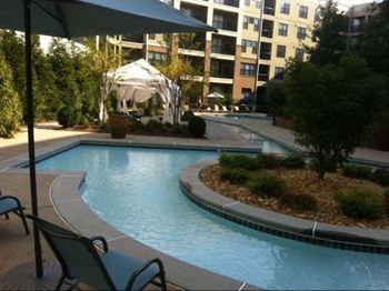 Swimming pool at West Inman Lofts Apartments, Atlanta, GA, 30312